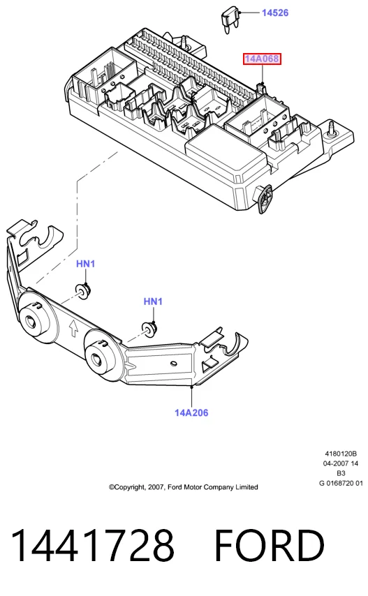  Блок предохранителей Ford Focus 2