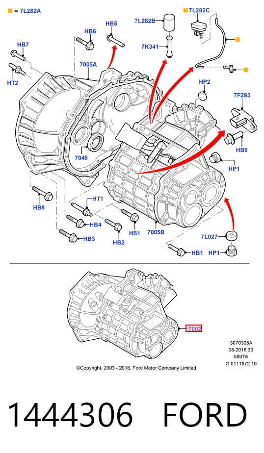 КПП в сборе на Ford Focus III CB8