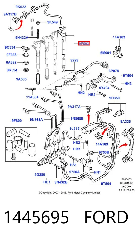 96589498 Peugeot/Citroen Топливные форсунки