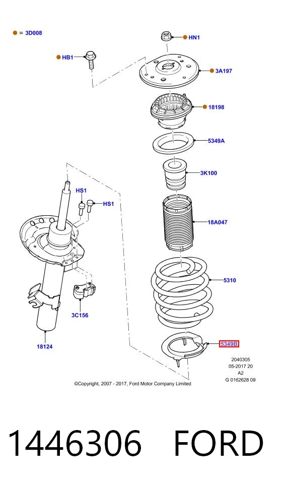 Купить 72437211 Pro-parts Проставка передней нижней пружины