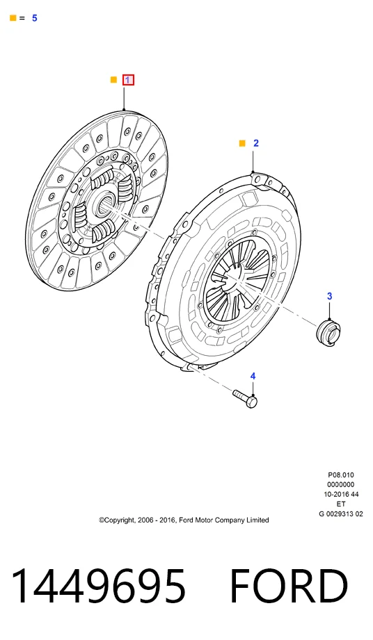 Комплект сцепления Polcar 600019200