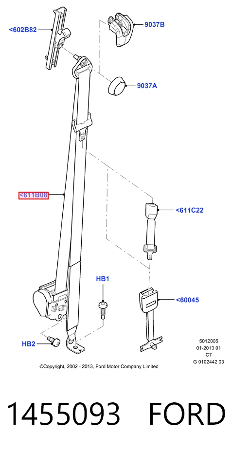 Передние тормозные колодки 1451626 DAF