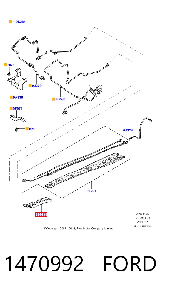 6G919S282DB Land Rover 