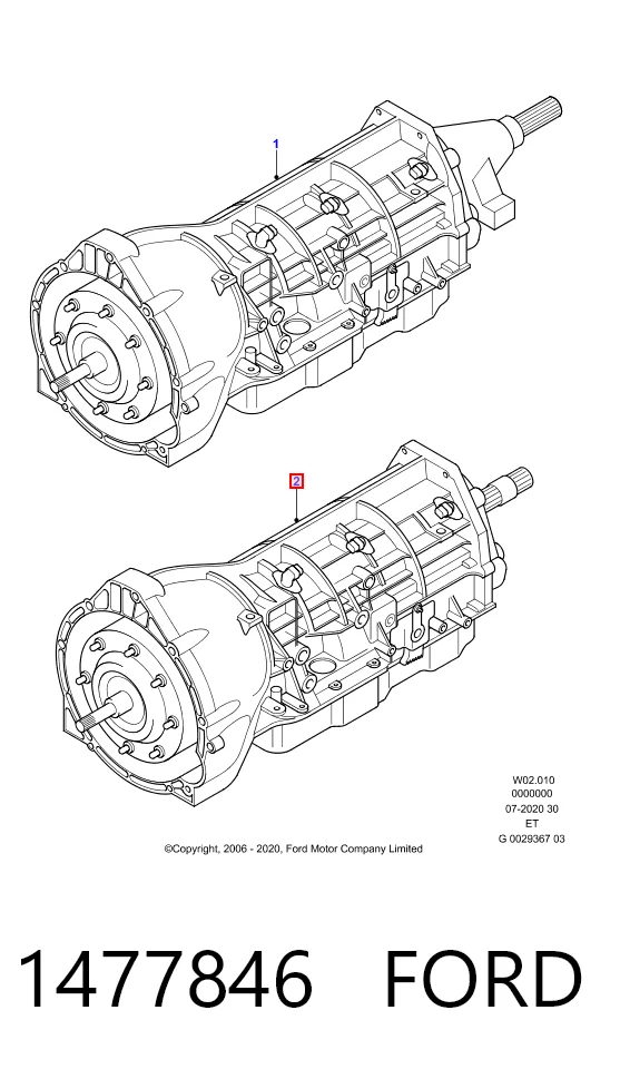 1477846 Ford Автоматическая коробка передач