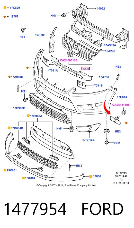 Решетка Polcar 3219051J