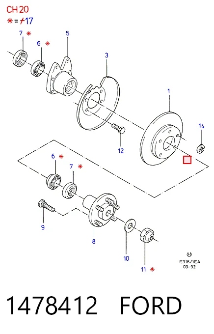 Купить Суппорт задний левый Форд Эскорт VII GAL, ANL