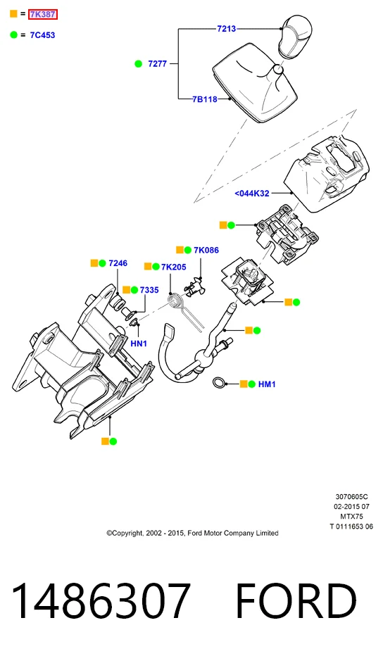 Механизм переключения передач Ford C-Max минивэн (DM2) (2003 - 2007) цена, от 8.47 USD