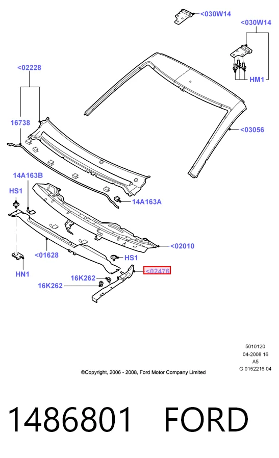 Накладка крыла переднего левого Polcar 32020131 цена, от 4.57 USD
