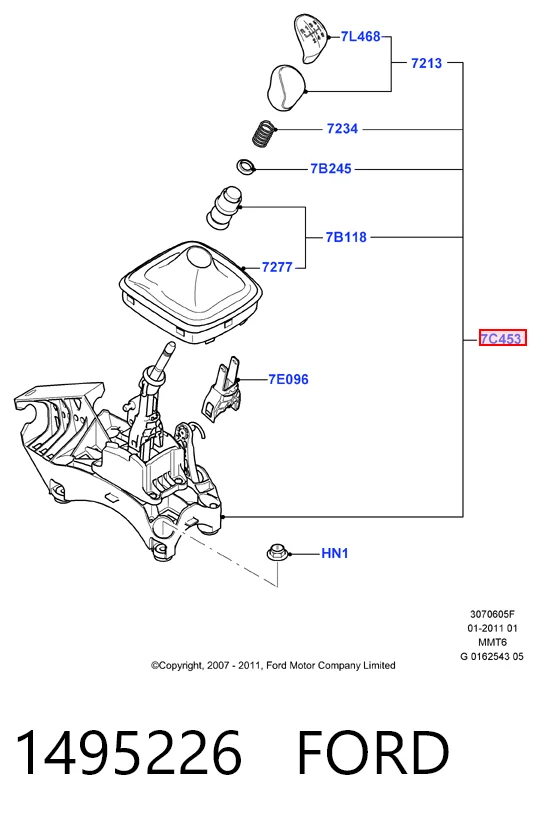  Кулиса переключения передач Ford Mondeo 4
