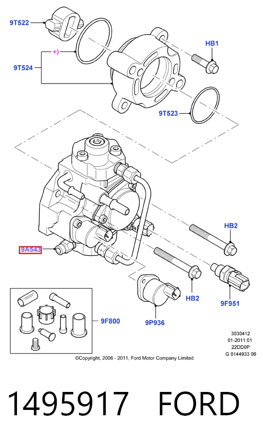  ТНВД Ford Transit 6
