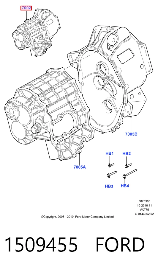 КПП в сборе на Ford Transit VI V347/8
