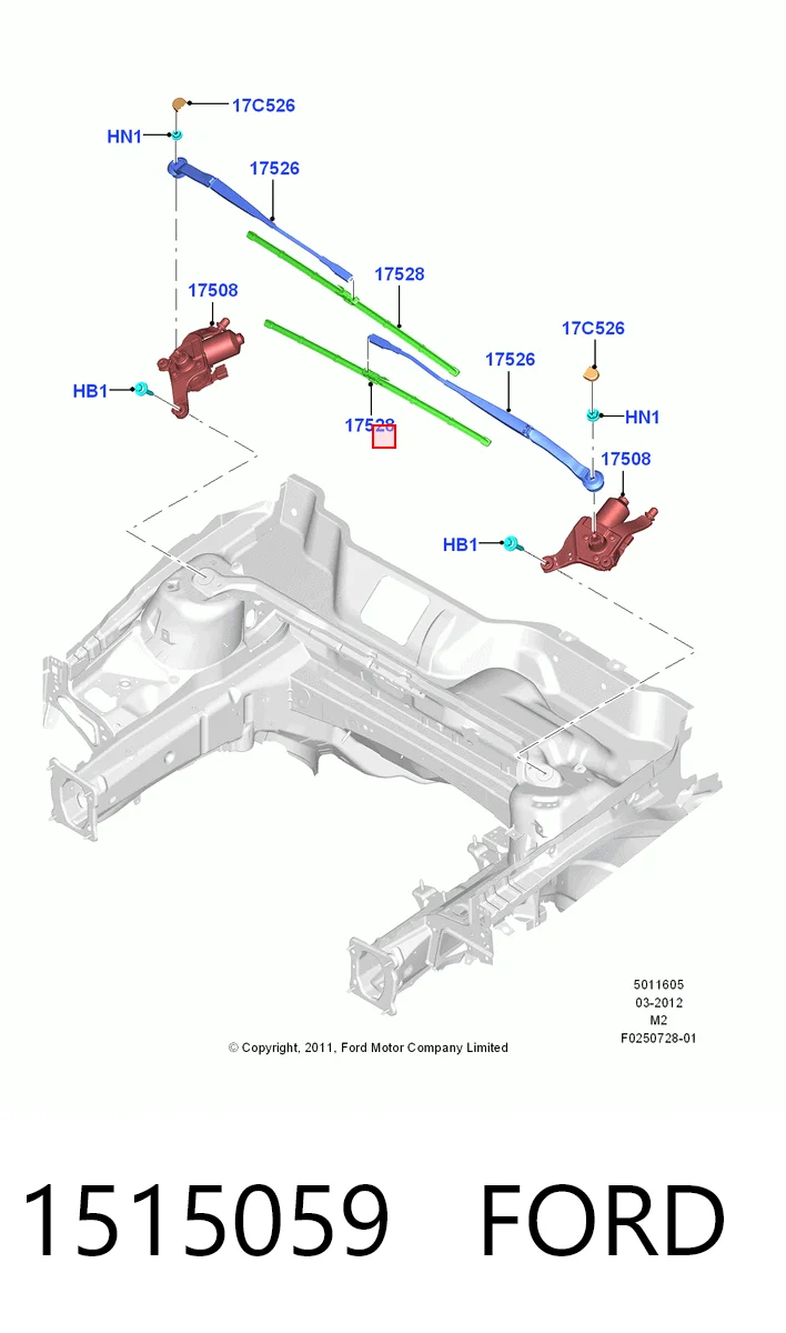 Стеклоочистители лобового стекла SWF SWF119378