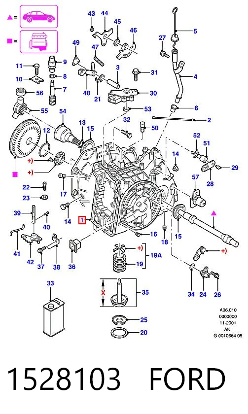 АКПП в сборе (автоматическая коробка передач) Ford Mondeo 3 B4Y