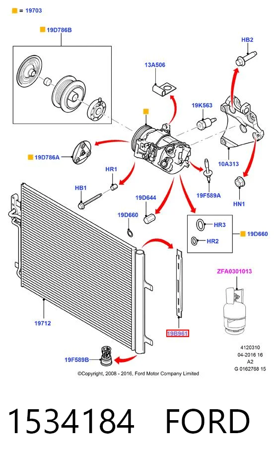 Ресивер кондиционера Polcar 3219KD2
