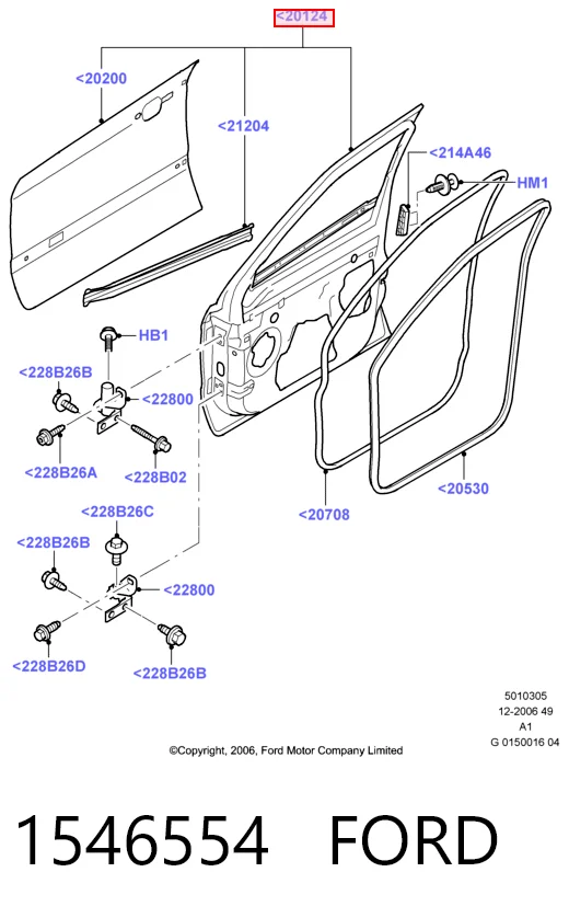 Дверь передняя правая на Ford Galaxy II CA1 WA6
