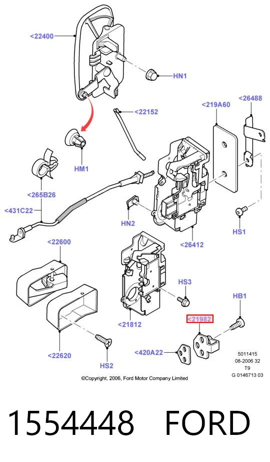 Купить FSE11322004 Fase Петля-зацеп (ответная часть) замка двери передней