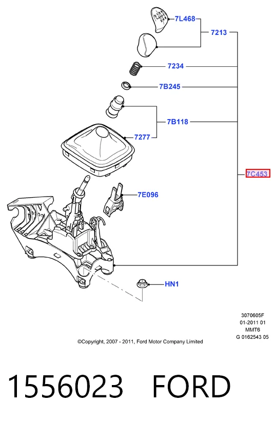 Механизм переключения передач Ford Mondeo IV седан (CA2) (2007 - 2014) цена, от 114.03 USD
