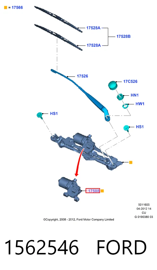 Купить 3035SWP2 Polcar Мотор стеклоочестителя
