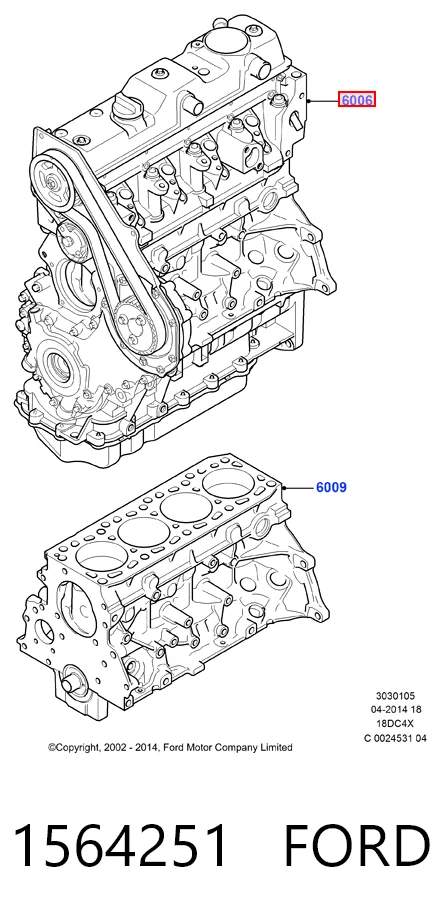 Мотор в сборе на Ford Focus II DA, HCP, DP