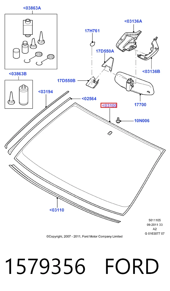 Стекло лобовое XYG 2808D16 цена, от 168.56 USD
