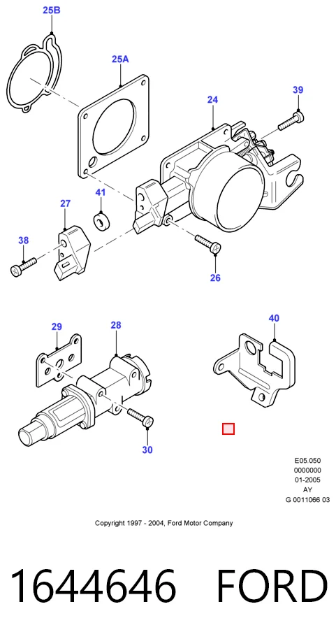  Датчик температуры всасываемого воздуха Ford Escort 5
