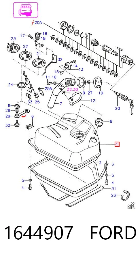 Бензобак Starline 2550009 цена, от 144.56 USD
