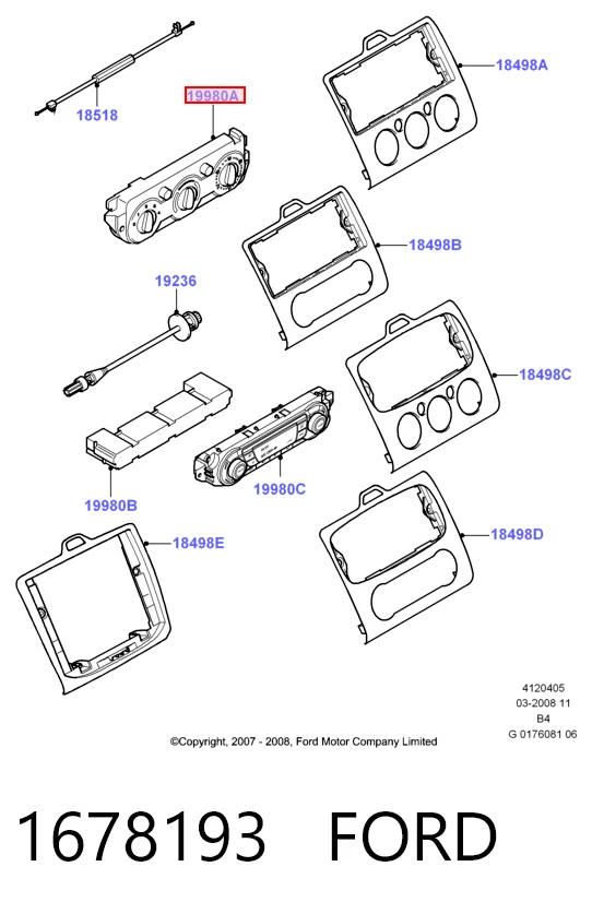 Регулятор вентилятора отопителя Ford Kuga I внедорожник (CBV) (2008 - 2012) цена, от 8.82 USD