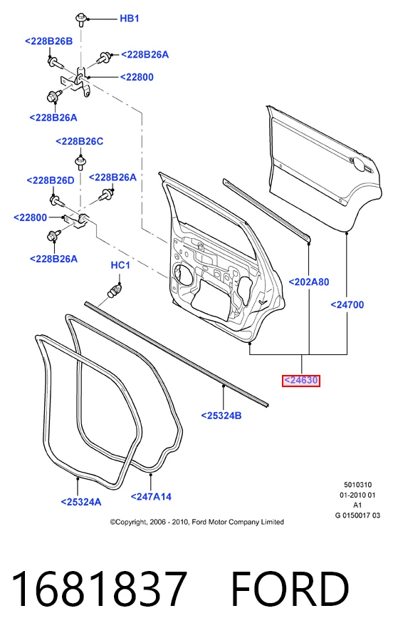  Дверь задняя правая Ford Galaxy 
