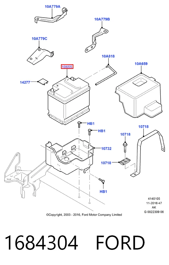 Купить J9D310655AB Land Rover Батарея аккумуляторная
