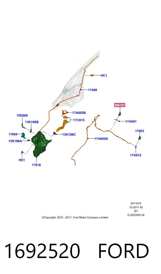 Форсунки стеклоомывателя DP Group BP44666 цена, от 4.23 USD