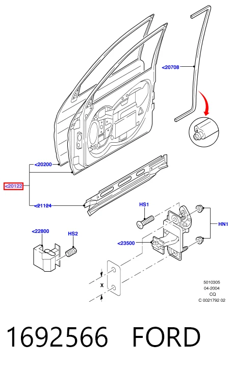 Водительская дверь на Ford Ka  RBT