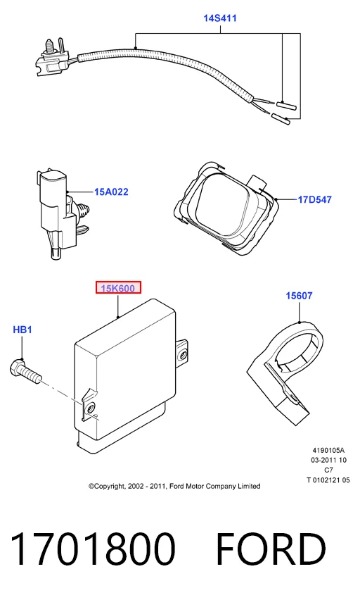Блок комфорта Ford Connect TOURNEO автобус (PU2) (2002 - 2013) цена, от 1077.58 USD