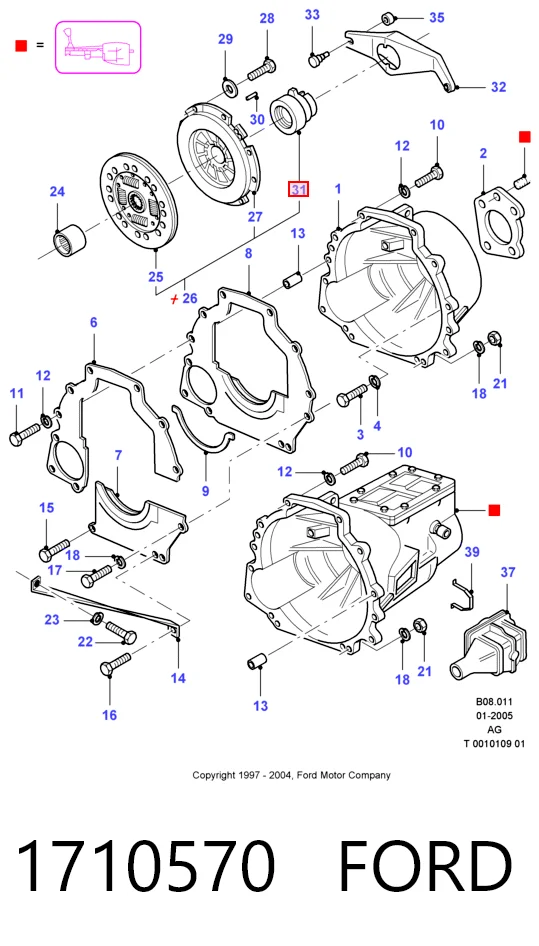 Подшипник скольжения сцепления Talbot 71275784 цена, от 15.61 USD