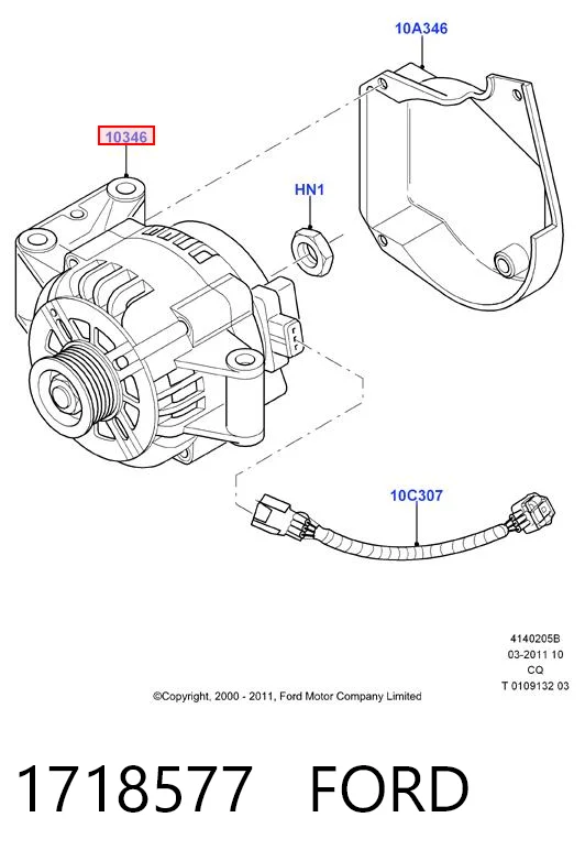 1718577 Ford Генератор автомобильный