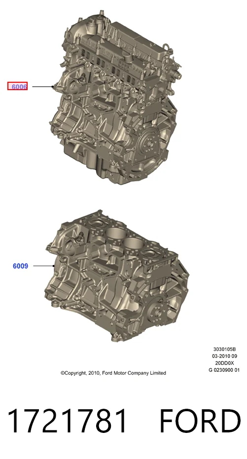 Мотор в сборе на Ford Kuga II CBS