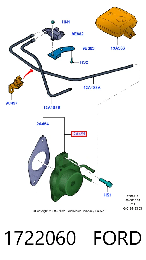 Насос вакуумный Peugeot/Citroen 55221037