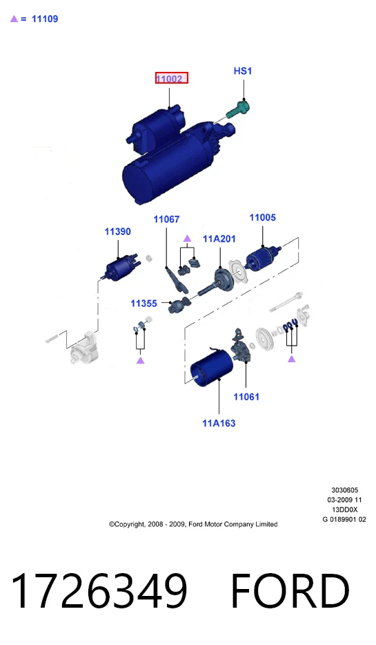 Стартер автомобиля на Opel Combo B 