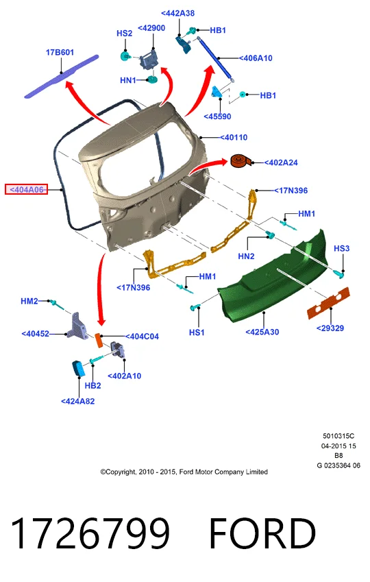  Ford BM51N404A06SF цена, от 22.74 USD