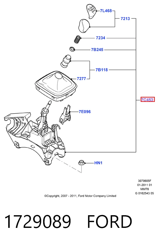  Кулиса переключения передач Ford Mondeo 4