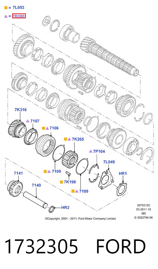 1732305 Ford 