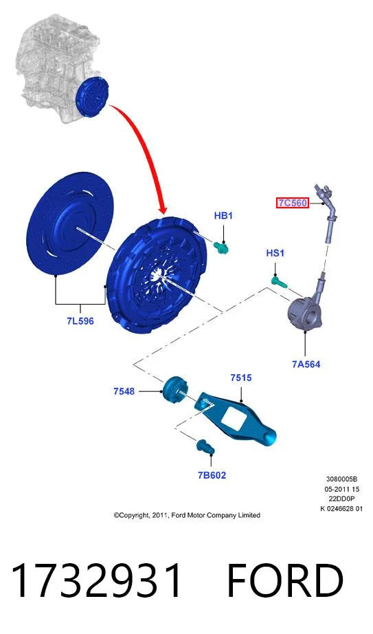 1732931 Ford 