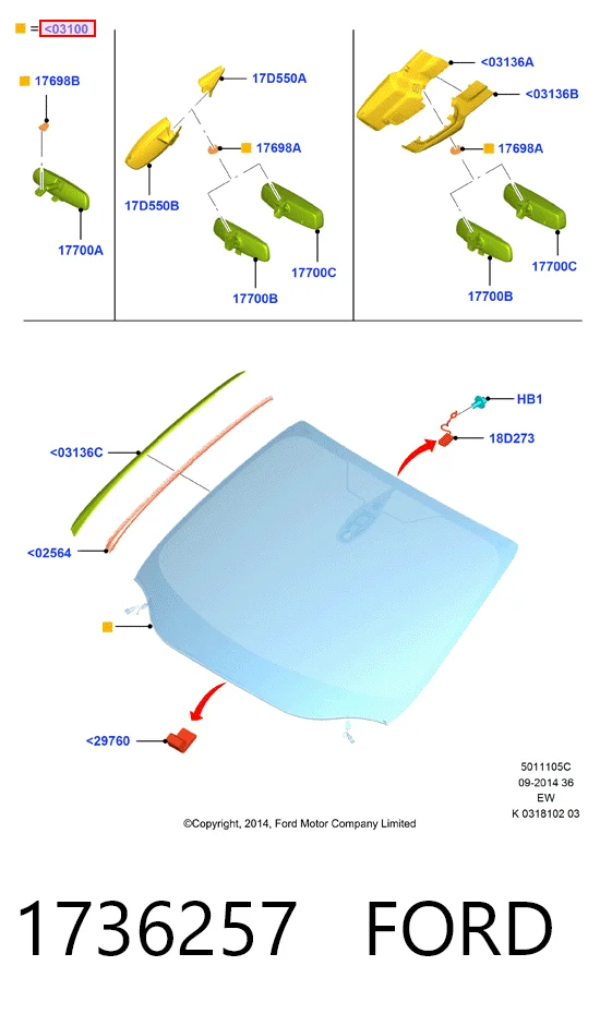 Автомобильные стекла Eurocode 3578AGSHMVW3P