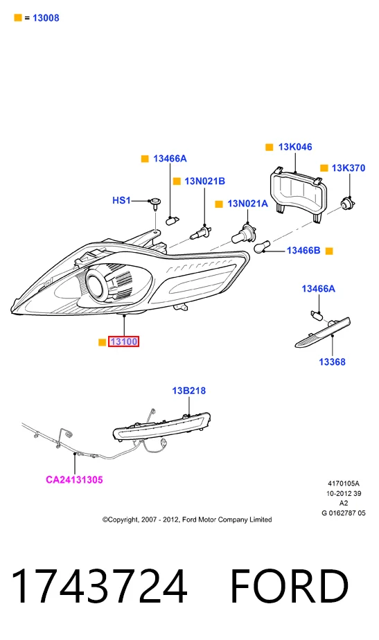 Фара левая Depo/Loro/Abakus 4311179LMLDEMN цена, от 165.88 USD