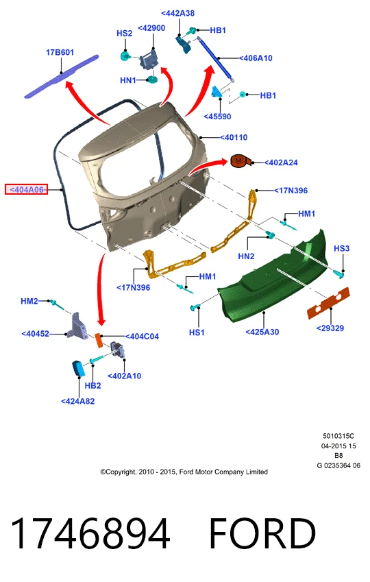  BM51N404A06SF Ford