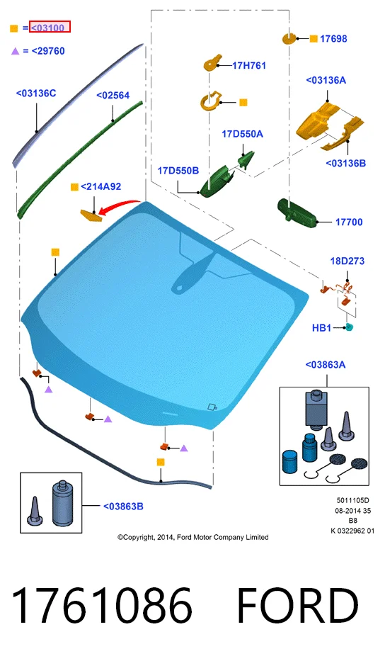 3578AGSHMVW3P Eurocode Автостекло