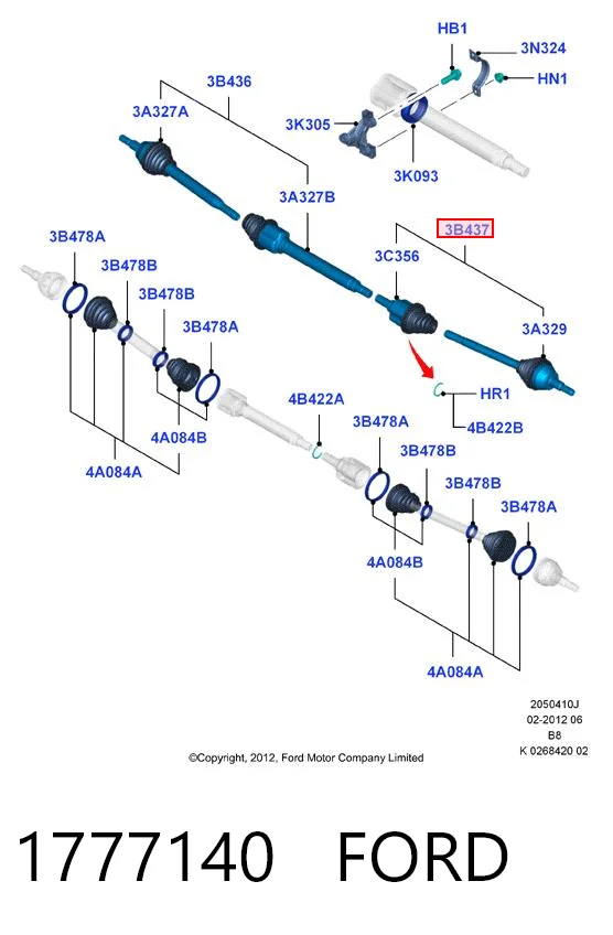 Купить TPS0008666 TPS Привод в сборе левый