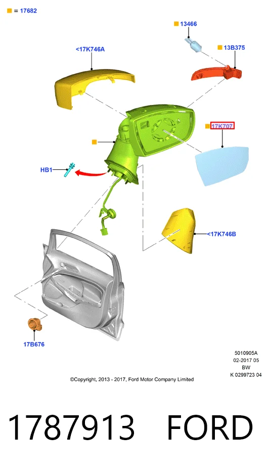 Купить 1254G01 Depo/Loro/Abakus Стекло зеркала заднего вида, левого