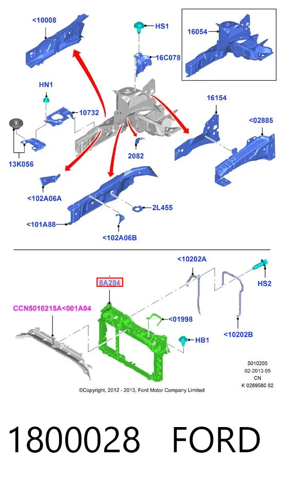 1800028 Ford Телевизор