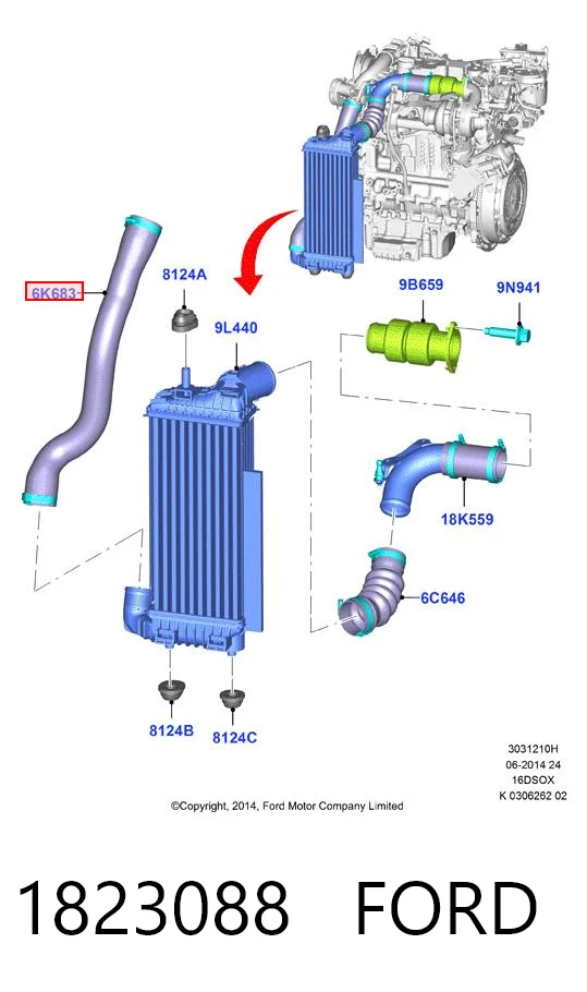 Купить FS44864 DP Group Патрубок интеркулера