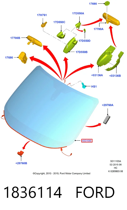 ST501039 Sekurit Автостекло